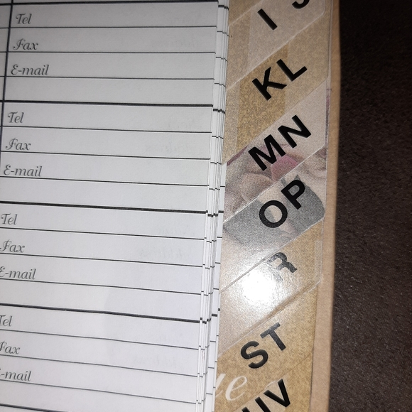 NWOT - Cute Victorian Spiral Address Book with Printed Index - Picture 6 of 8